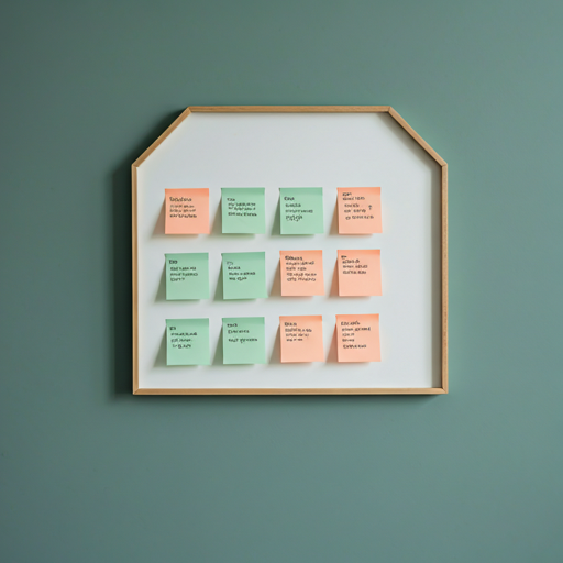 Collaborative workshop with sticky notes